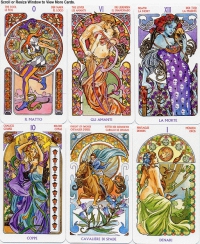 The Art Nouveau Tarot Mini Size