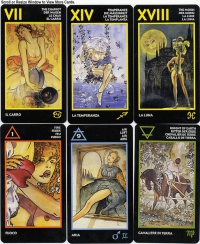 Manara Erotic Tarot Mini Size