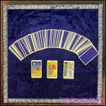 Navy Blue Tarot Cloth