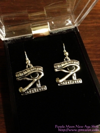 Eye of Horus Earrings for Health, Strength, and Protection