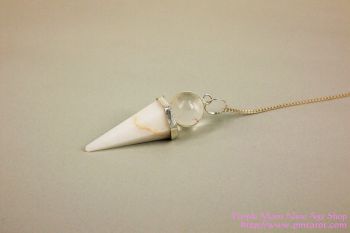 Snow Quartz Pendulum