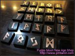 Elder Futhark Runes - Soapstone w/copper symbol