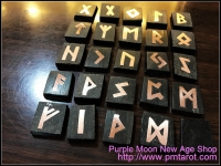 Elder Futhark Runes - Soapstone w/copper symbol