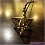 Merkaba Gold Pendant