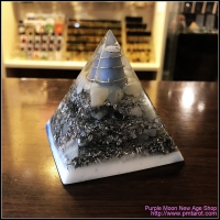 Avalon Magick x Oplusnet - Angelite High Quality Orgonite Pyramid