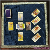 Sky Blue Tarot Cloth