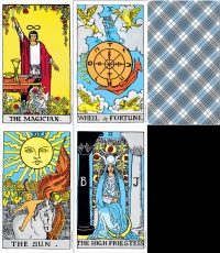 The 100% Plastic Rider Waite Tarot