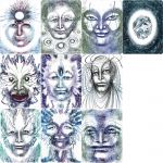 Portals of Presence: Faces Drawn from the Subtle Realms
