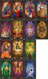 Tarot Decoratif Deck and Book Set