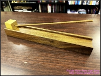 Walnut and Brass Incense Burner