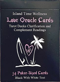Island Time Wellness Love Oracle Cards Version I Poker Size