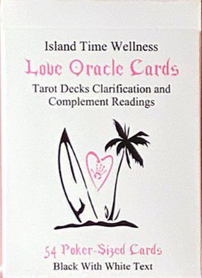 Island Time Wellness Love Oracle Cards Version I Poker Size