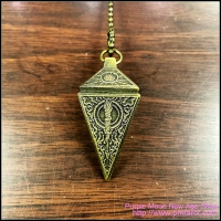 Brass Pendulum - Old Whispers Tarot Theme