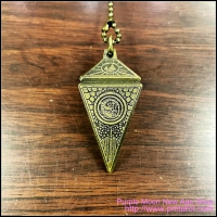 Brass Pendulum - Old Whispers Tarot Theme