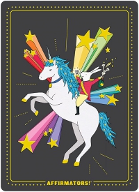 Affirmators! Deluxe Deck: 100 Affirmation Cards Deck - Affirmation Cards To Help You Help Yourself Without The Self-Helpy-Ness
