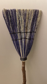 Two-Tone Brooms - Lavender & Natural