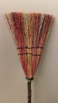 Two-Tone Brooms - Red, Poppy & Natural