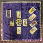 Purple Tarot Cloth
