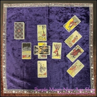 Purple Tarot Cloth