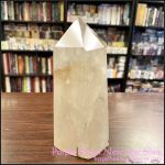 Clear Quartz Tower (w/Black Rutilated Quartz)
