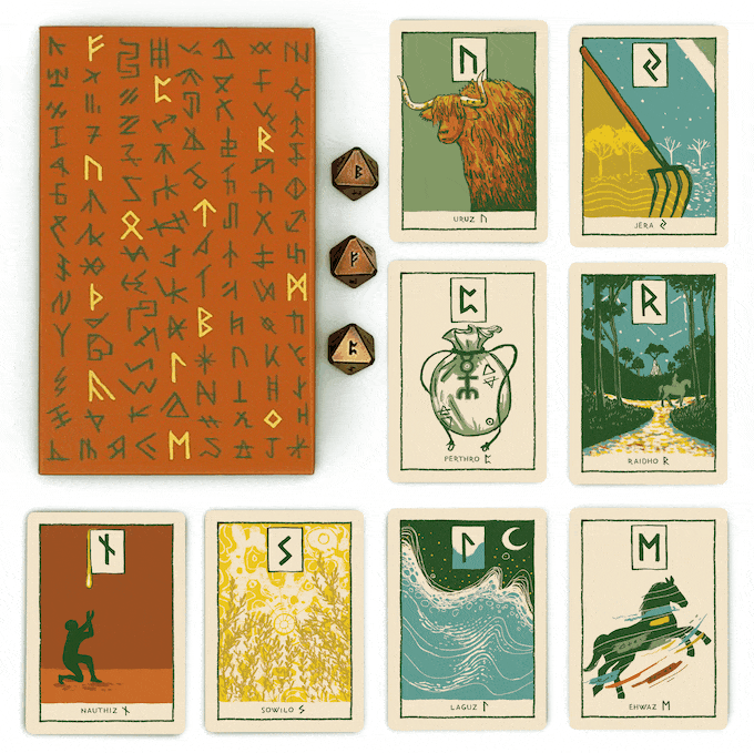 Green Glyphs Rune Oracle