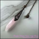 Rhombus Pendulum Rose Quartz