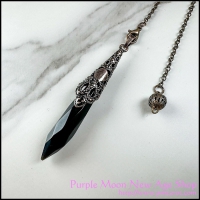 Rhombus Pendulum Black Agate