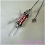 Wand Pendulum - Rose Quartz