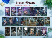 Seasonal Fox Tarot II Night