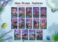 Seasonal Fox Tarot II Night