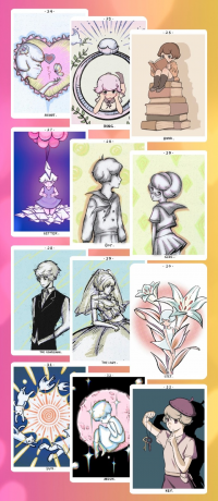 A Girlish Dream - 1999 Bizarre Summer Lenormand Pocket Size