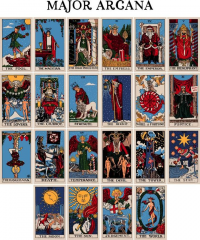 The RWS Christmas Tarot Deck