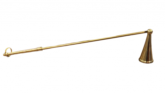 Long Brass Candle Snuffer
