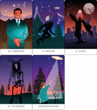 Tarot Of The Unexplained: A Deck Of Cryptids, Ghosts, Ufos And Other Urban Oddities