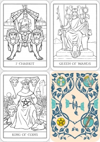 Color Your Own Tarot Book & Card Deck: Includes 78 Cards To Color In And A 64-Page Book