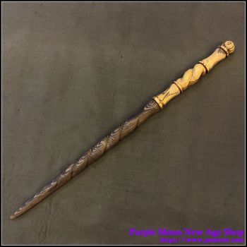 Wenge & Zebrano Wood Wand