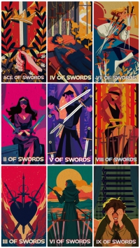 熱島風鈴塔羅牌 鍍邊版