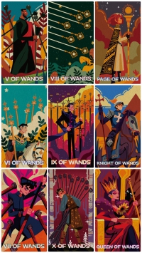 熱島風鈴塔羅牌 迷你版