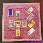 Pink Petal Tarot Cloth