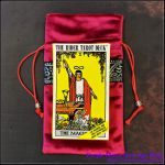 Red Velvet Tarot Bag