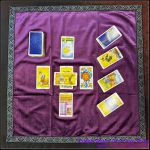 Purple Velvet Tarot Cloth